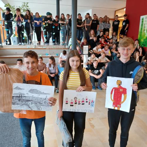 2. Platz: Sandor Szekely, 1. Platz: Emma Moser, 3. Platz: Anes Hasakovic