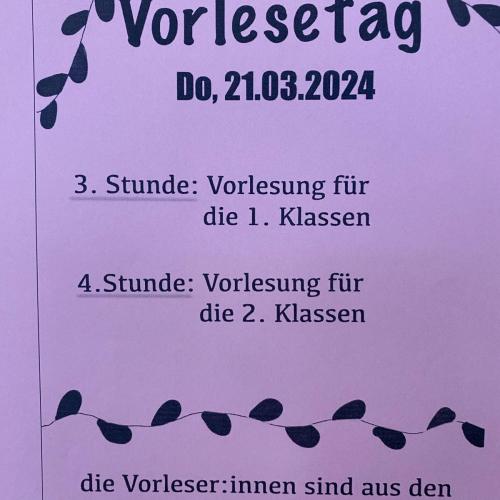 Vorlesetag 2024