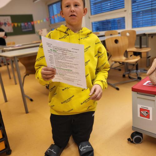 Lesetheater 1. Klasse
