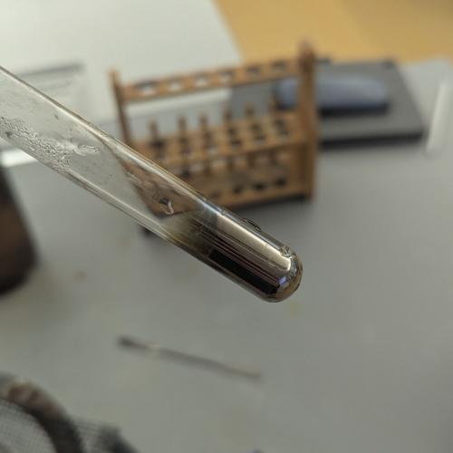 Silberspiegel und Bismuth