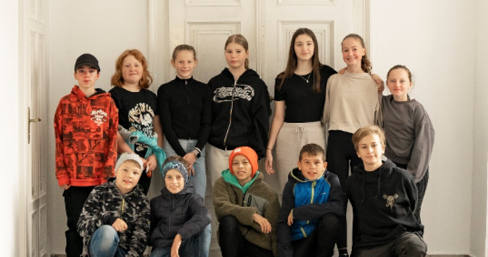 Gruppenfoto der 2a Klasse in Innsbruck