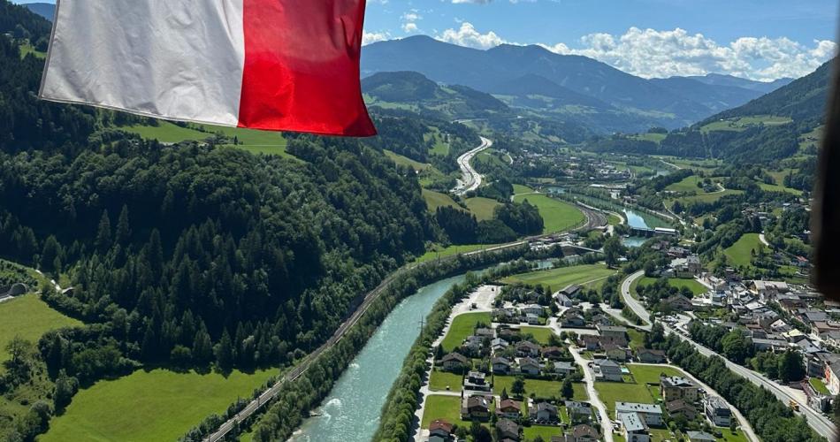 Aussicht von der Burg Hohenwerfen